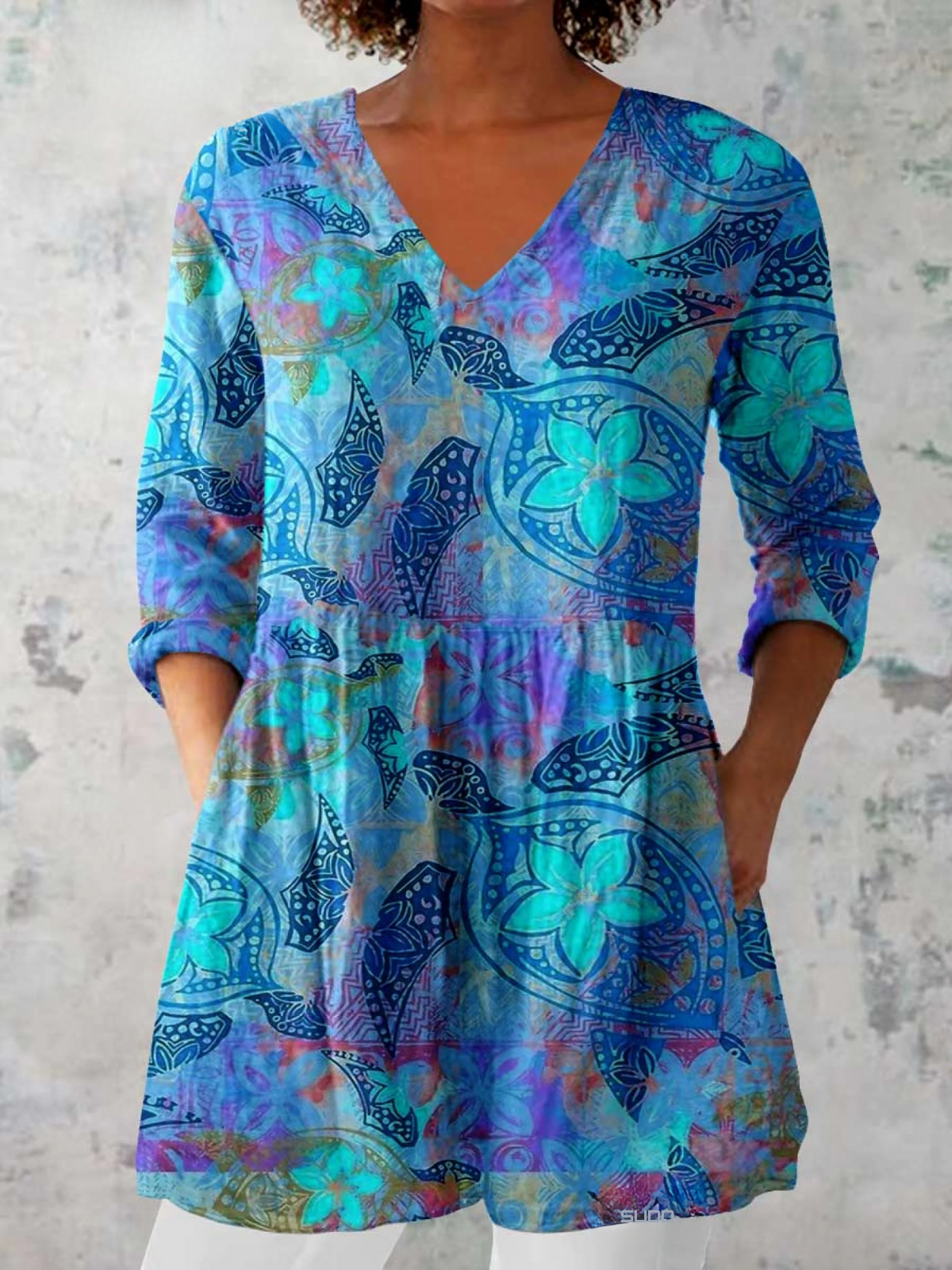 Daniela | Blusa larga de cuello en V