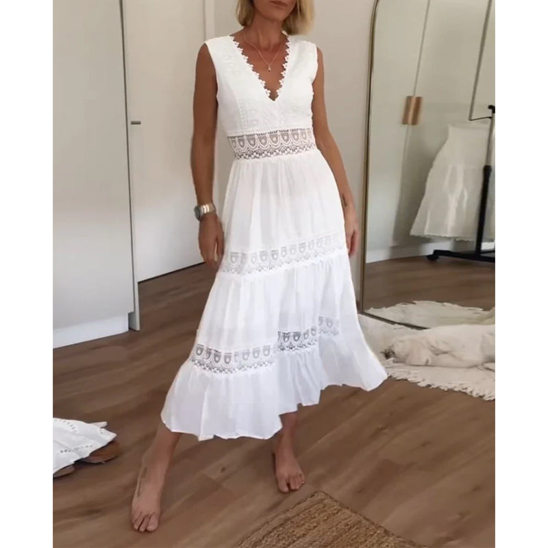 Ana™ | Vestido Elegante de Encaje con Escote en V