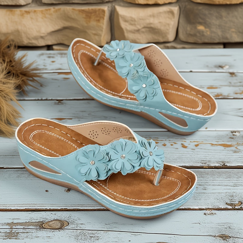 VALERINA MILANO | Sandalias comodidad florales Celia