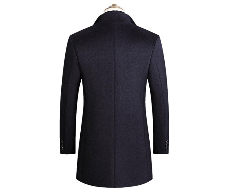 MARCOS ABRIGO LARGO DE INVIERNO | ELEGANCIA REFINADA PARA DÍAS FRÍOS