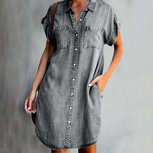 Helena | Vestido camisero abotonado