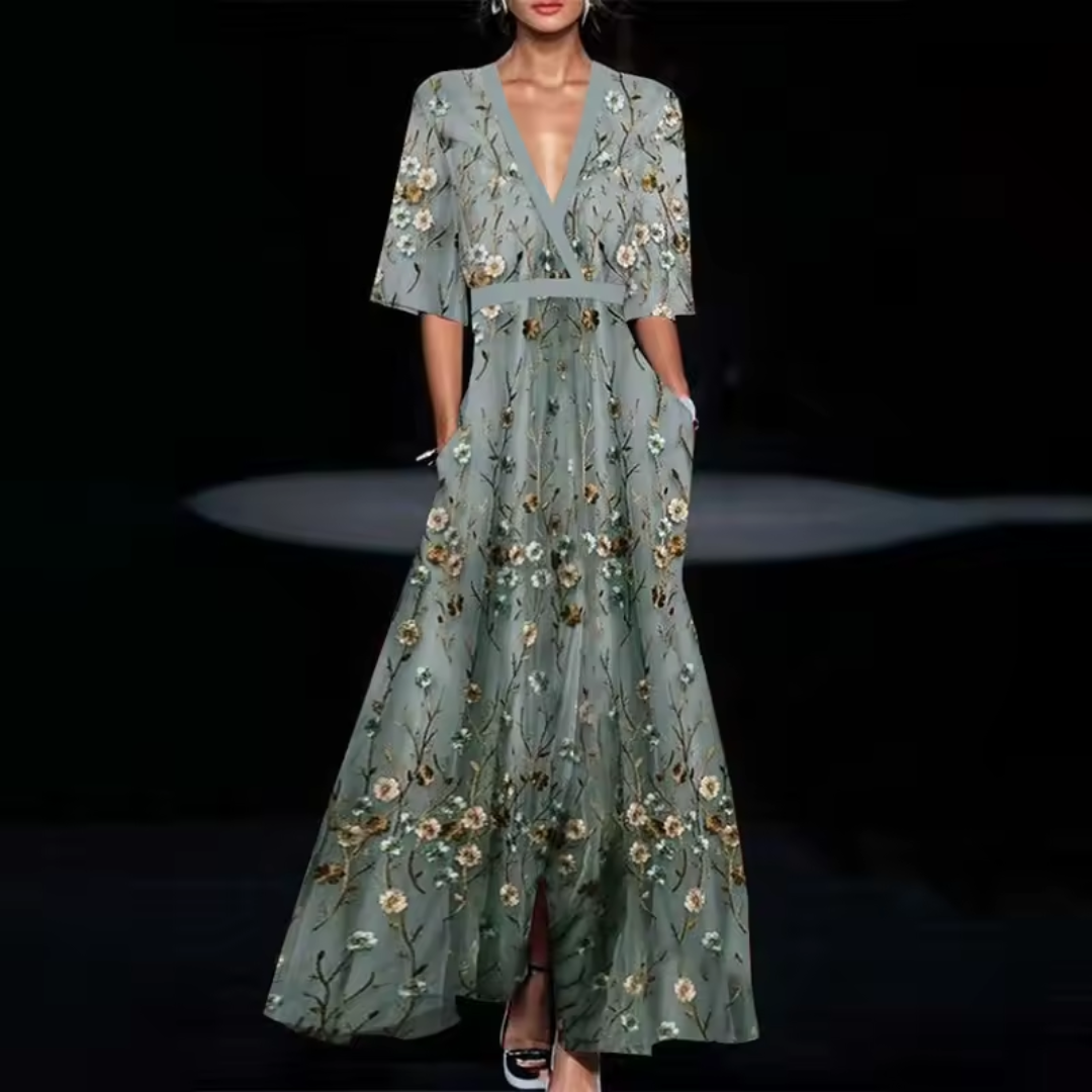 Veronica™ | Vestido elegante con estampado floral