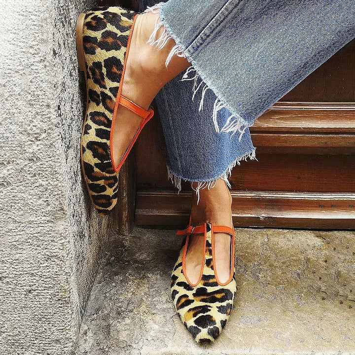 BAILARINAS LEOPARDO CON TIRA