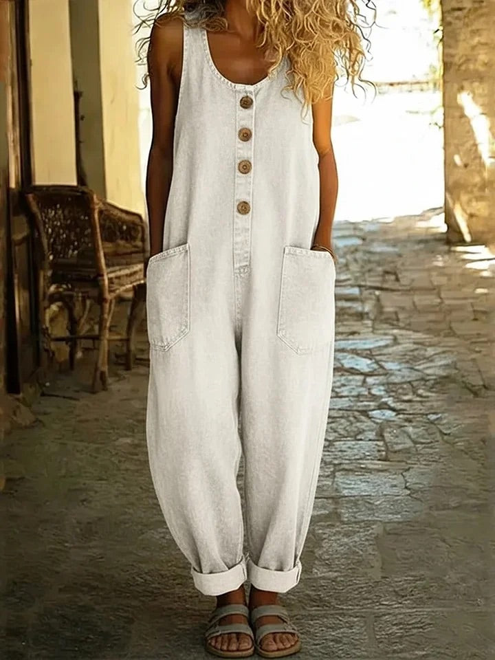 Ruth | Peto vaquero vintage lavado en algodón