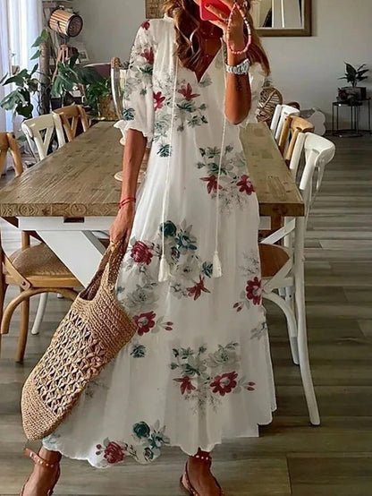 Luna | Vestido boho sin esfuerzo con ajuste favorecedor