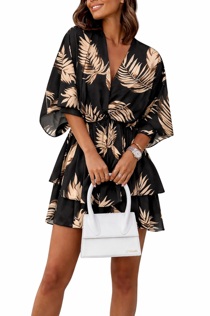 Carla - Vestido Floral Curto