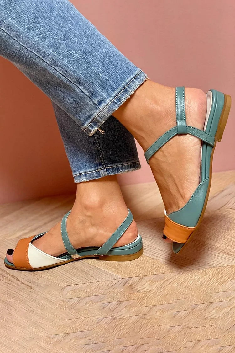 SANDALIAS DE BLOQUES DE COLOR