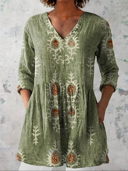 Carmen | Blusa larga de cuello en V