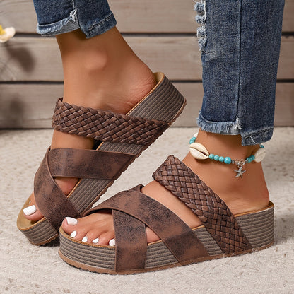 Sandalias Elegancia Trenzada Valeria