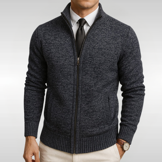 MARTIN CHAQUETA DE PUNTO CON CREMALLERA | ELEGANCIA FÁCIL PARA USO DIARIO
