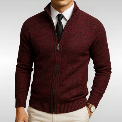 MARTIN CHAQUETA DE PUNTO CON CREMALLERA | ELEGANCIA FÁCIL PARA USO DIARIO