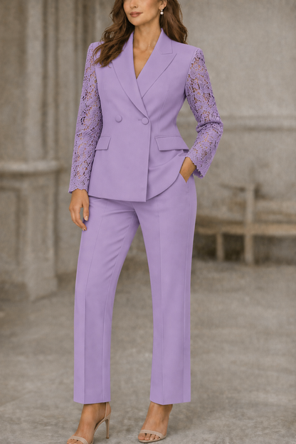 Conjunto de encaje (Chaqueta + Pantalón)