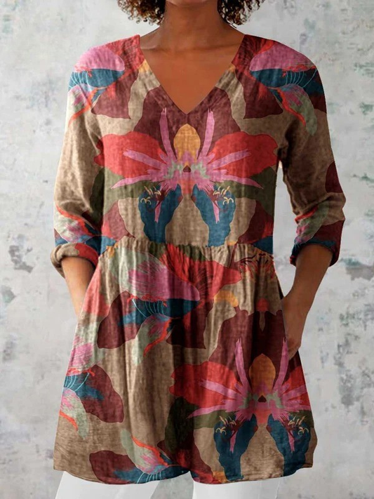 Eva | Blusa larga de cuello en V