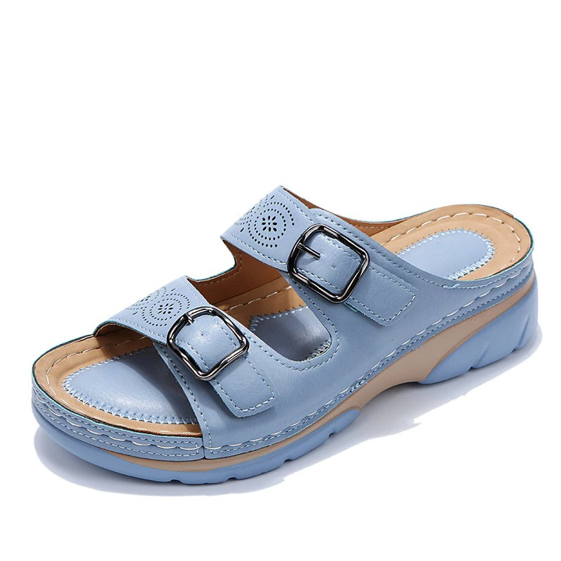 Valerina Milano Sandalias ortopédicas para fascitis plantar, pies anchos y artrosis