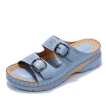 Valerina Milano Sandalias ortopédicas para fascitis plantar, pies anchos y artrosis