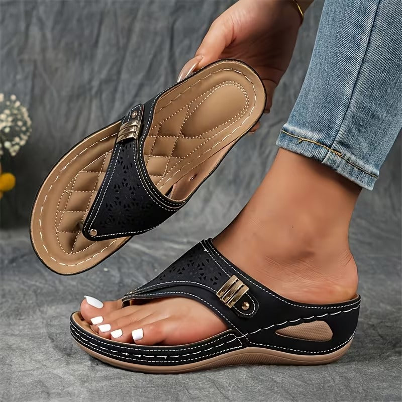 Andrea | Sandalias con cuña confort y sujeción