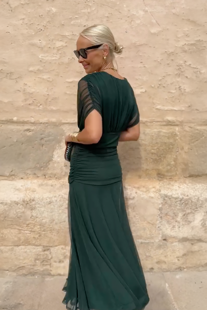 Laura — Vestido Maxi Elegante Fluido