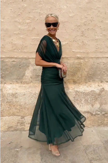 Laura — Vestido Maxi Elegante Fluido