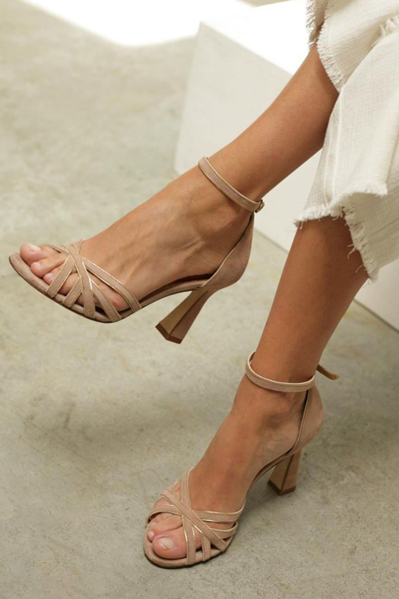 Victoria™ | Tacones finos de punta redonda patchwork