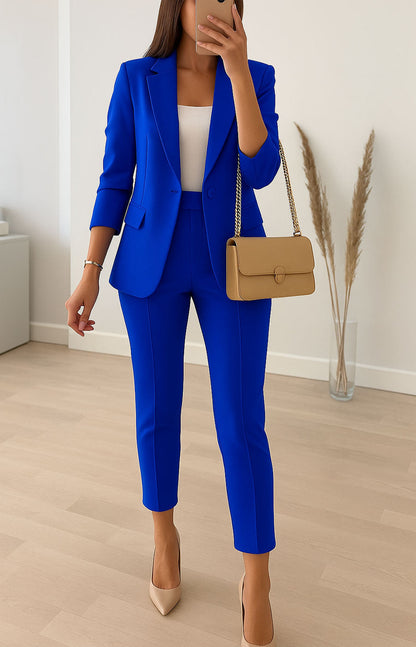 Traje completo mujer pantalón y blazer casual elegante