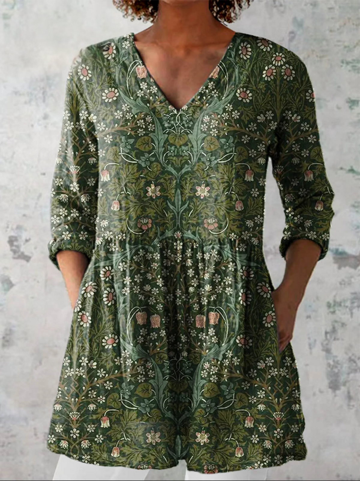 Gabriela | Blusa larga de cuello en V