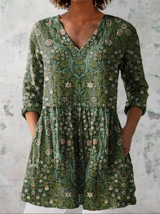 Gabriela | Blusa larga de cuello en V