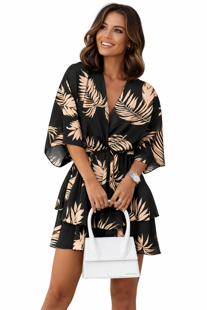 Carla - Vestido Floral Curto