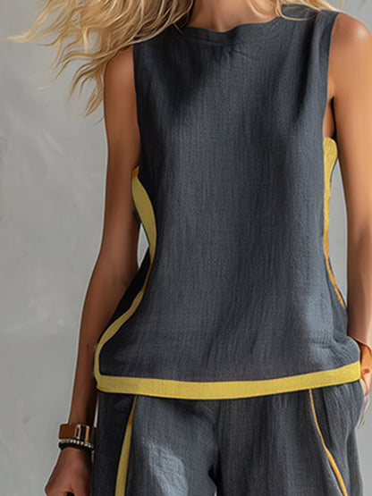Shania™ Conjunto casual elegante de dos piezas