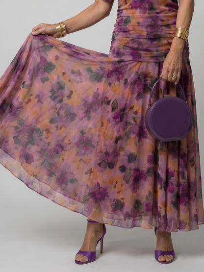 Calen | Vestido midi con hombros descubiertos