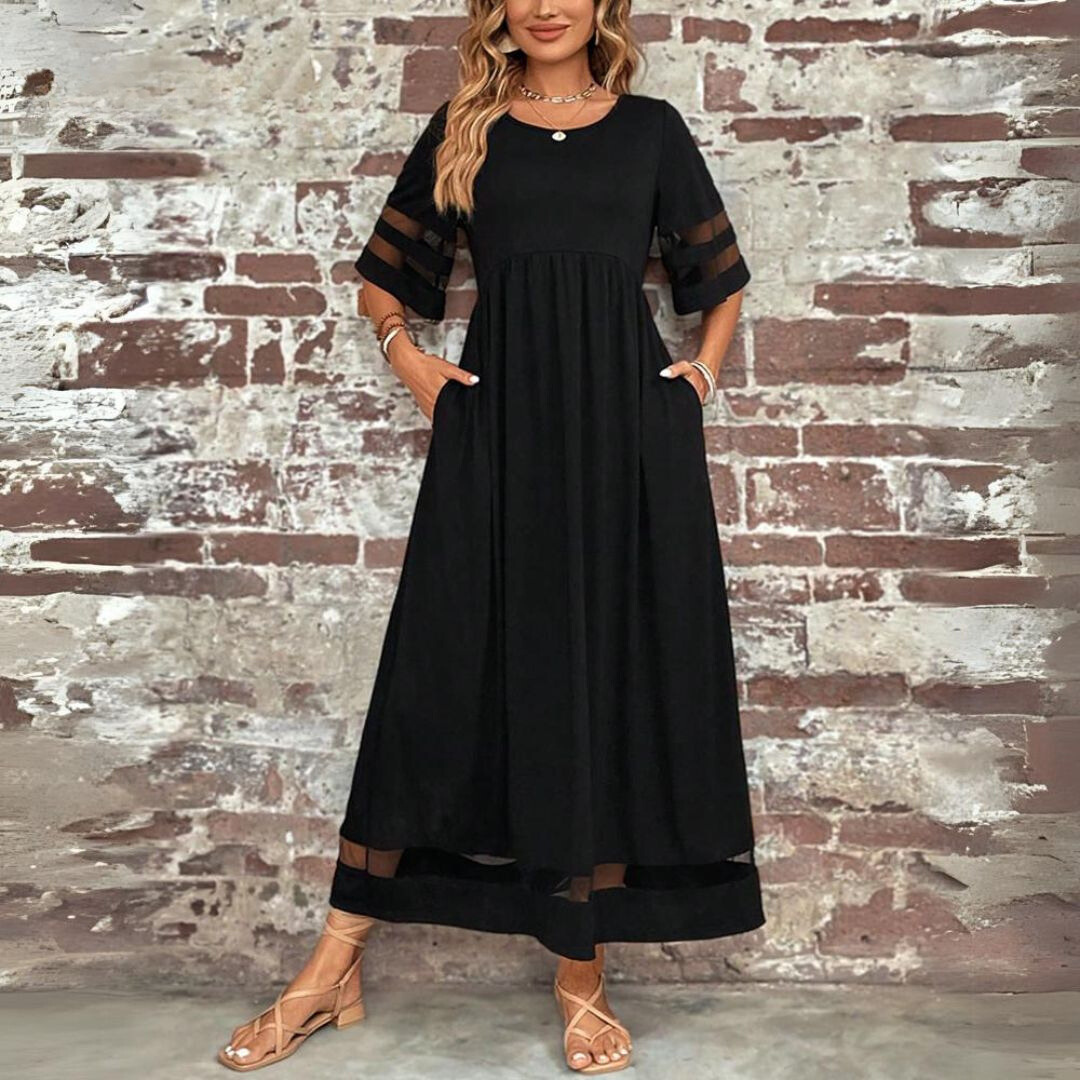 Aurora™ | Vestido midi favorecedor que estiliza el abdomen