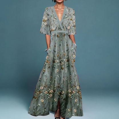 Veronica™ | Vestido elegante con estampado floral