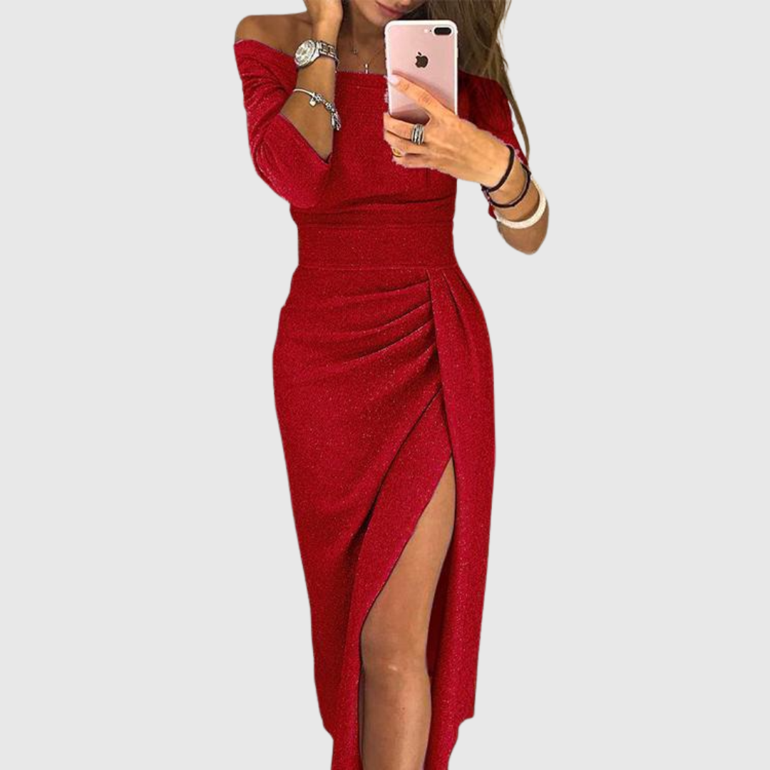 Estrella™ | Vestido maxi con cuello halter