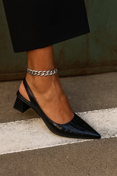 Olga | Zapatos elegantes con tacón cuadrado