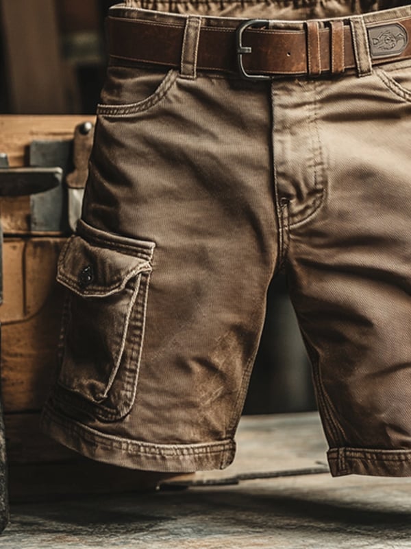 MARCELLO | PANTALONES CORTOS CARGO RETRO