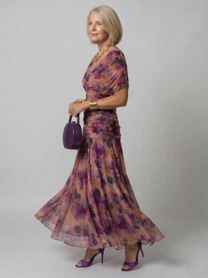 Calen | Vestido midi con hombros descubiertos