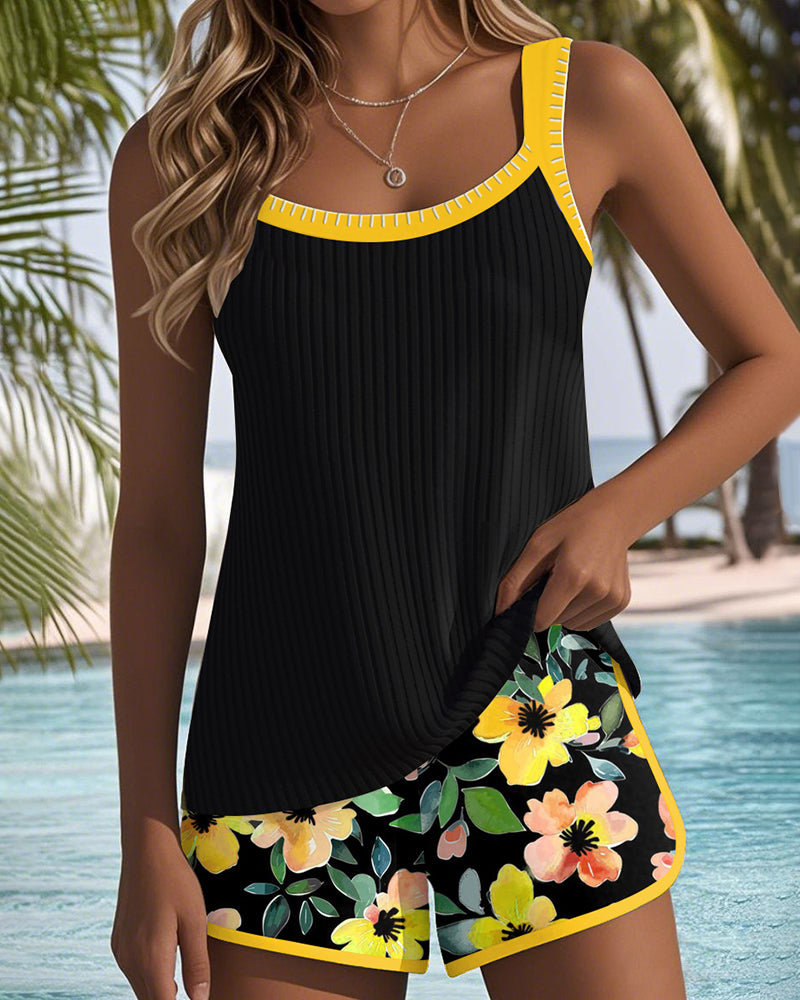 Valerina Milano® | Conjunto de tankini elegante de dos piezas
