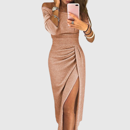 Estrella™ | Vestido maxi con cuello halter