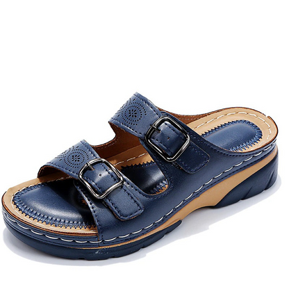 Valerina Milano Sandalias ortopédicas para fascitis plantar, pies anchos y artrosis