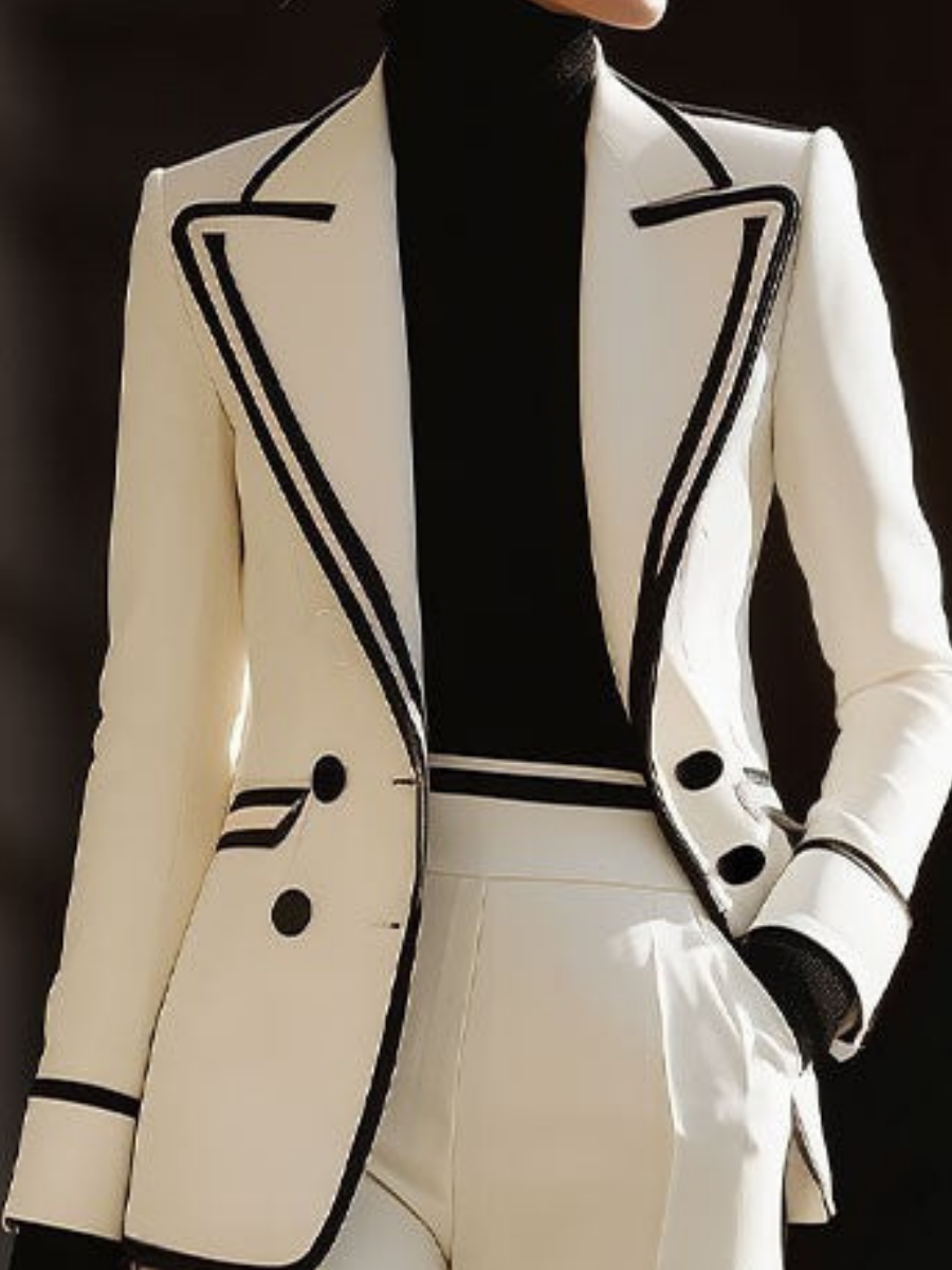 Hildegarda – conjunto con blazer cruzado