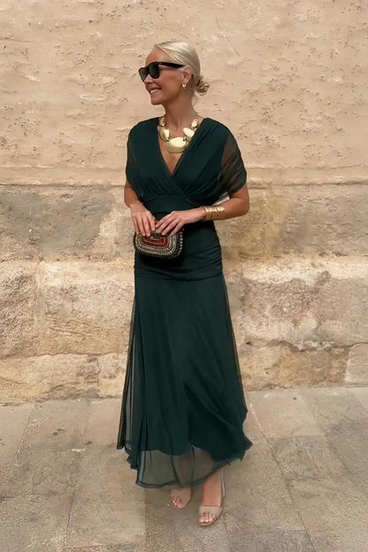 Laura — Vestido Maxi Elegante Fluido