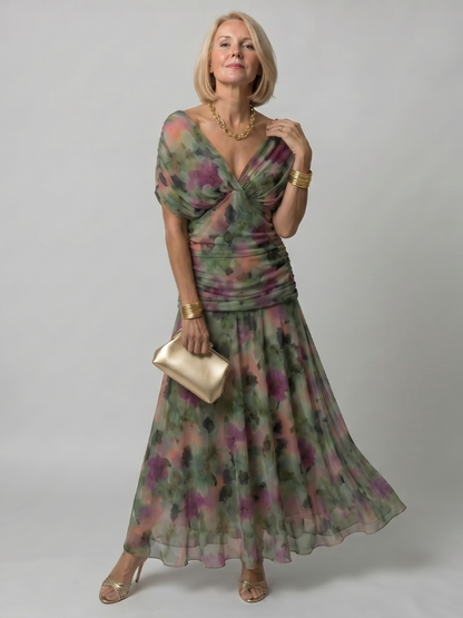 Calen | Vestido midi con hombros descubiertos