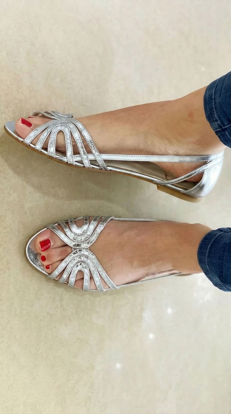 Eleonora | Sandalias doradas luz de verano