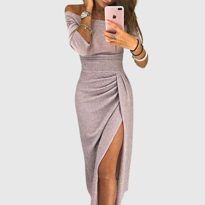 Estrella™ | Vestido maxi con cuello halter