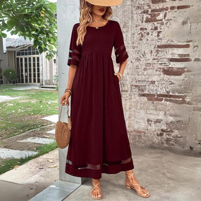 Aurora™ | Vestido midi favorecedor que estiliza el abdomen