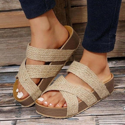 Sandalias Elegancia Trenzada Valeria