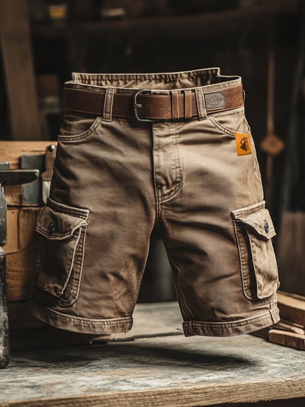 MARCELLO | PANTALONES CORTOS CARGO RETRO