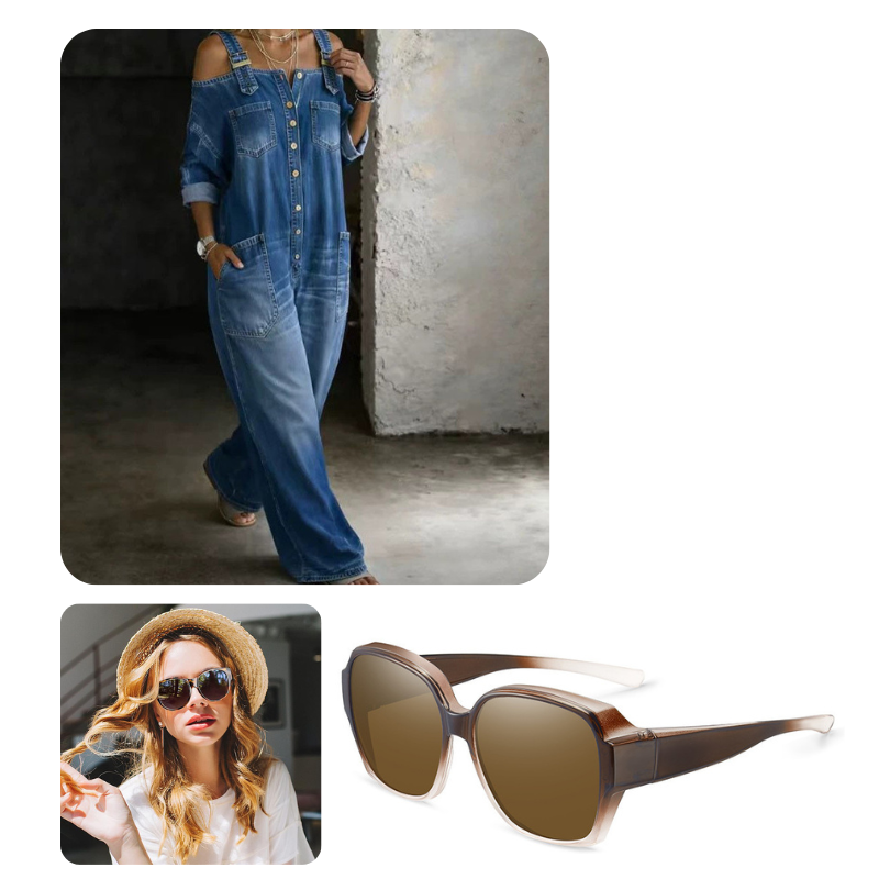 🔥Weit geschnittener Overall mit weitem Bein und Taschen