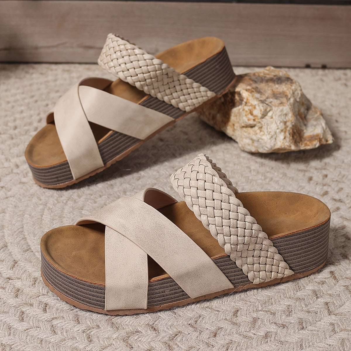 Sandalias Elegancia Trenzada Valeria