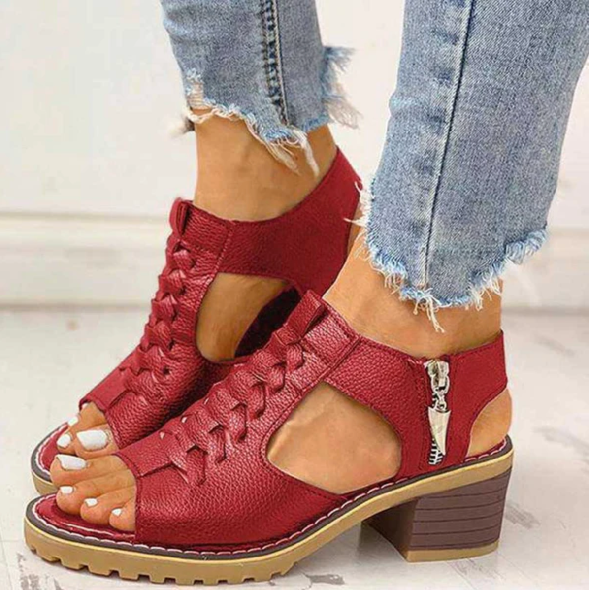 Ona™ | Sandalias elegantes de tacón alto