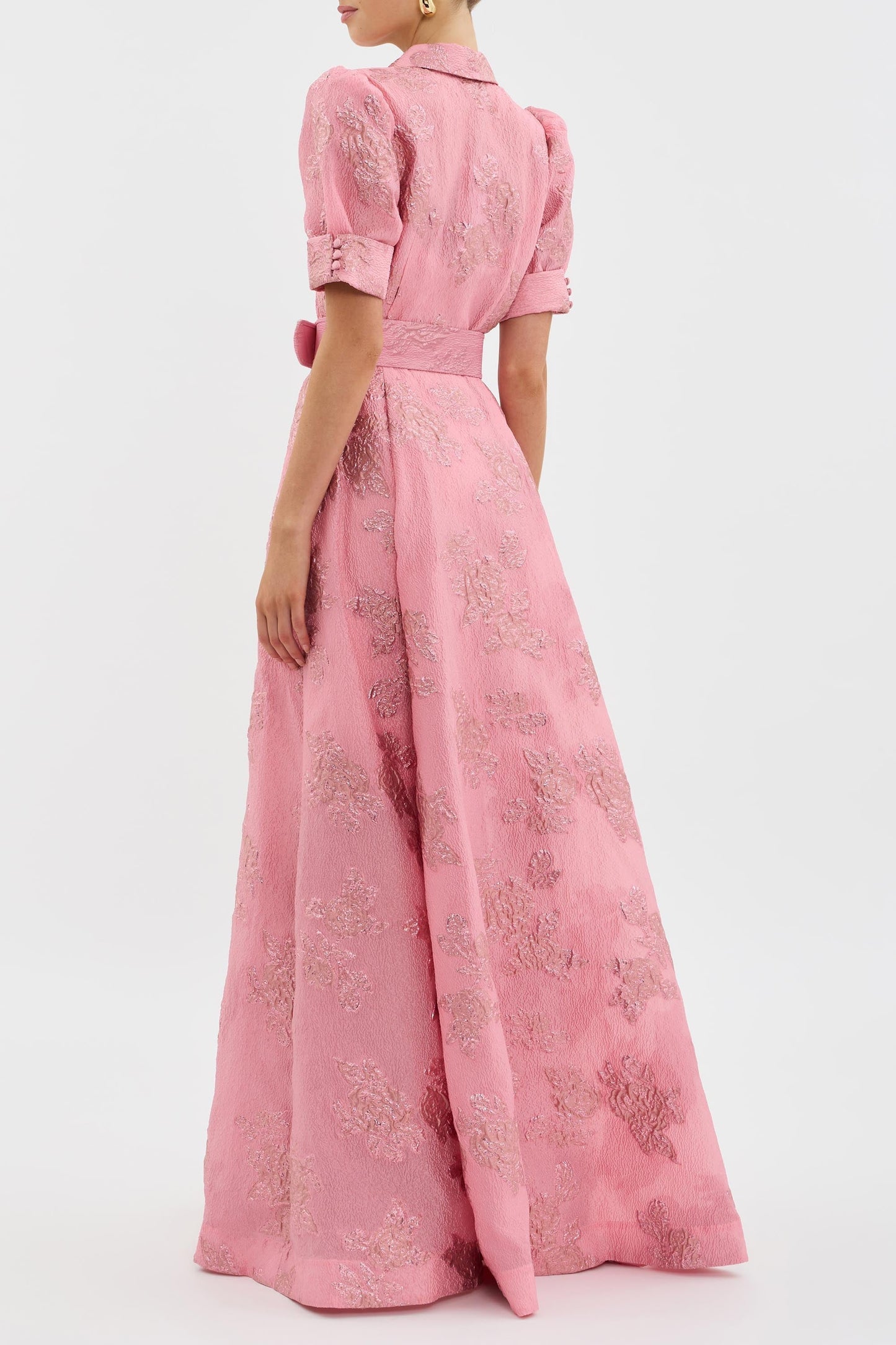 Ana™ | Vestido de manga corta abullonada